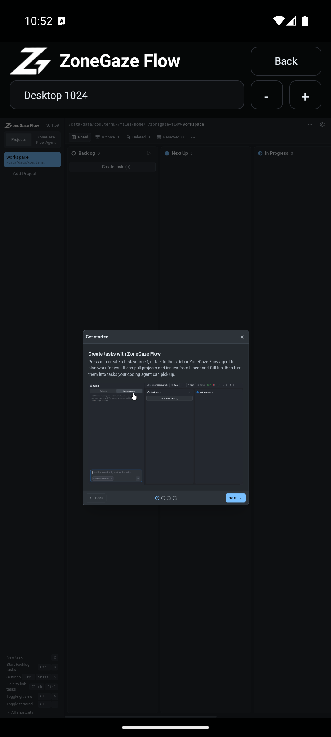 Android WebView board