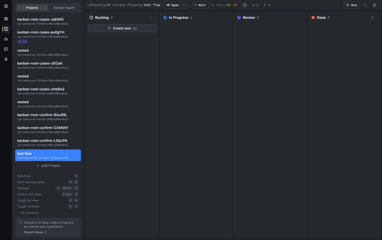 Matrix with Flow open in the installed Mac preview.